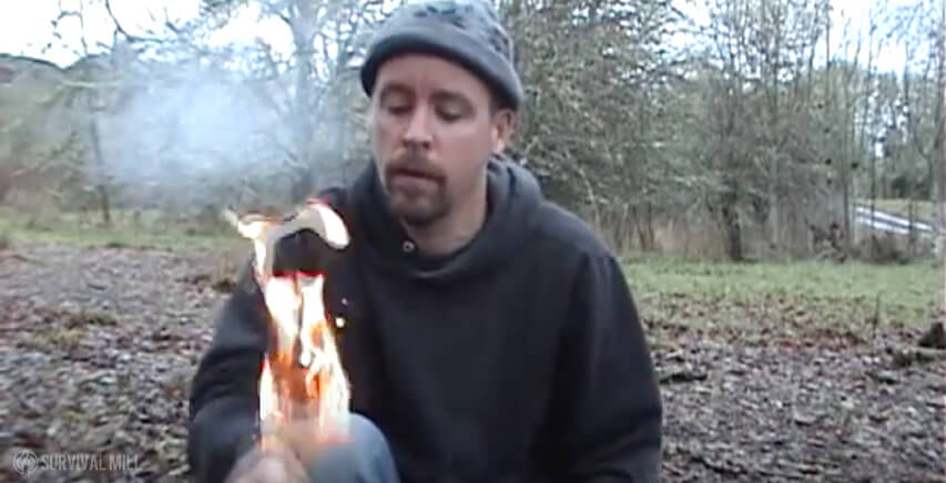 Make Fire Using Your Pocket Knife